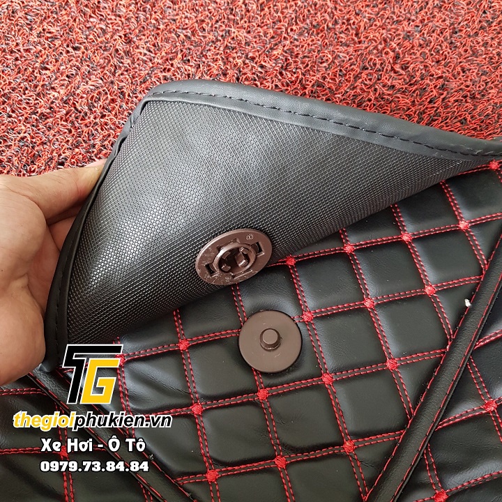 Suzuki XL7 - Trọn bộ lót cốp full thành và lót sàn da 6D cho Xe hơi, Ô tô