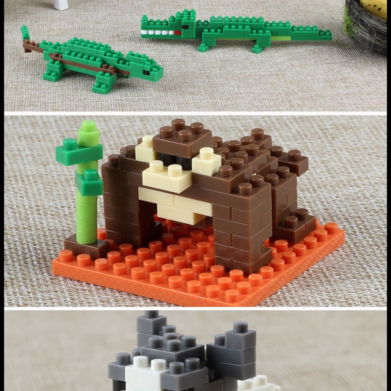 Mô Hình Đồ Chơi Lắp Ráp Tòa Nhà Vi Mô Giáo Dục Cho Bé