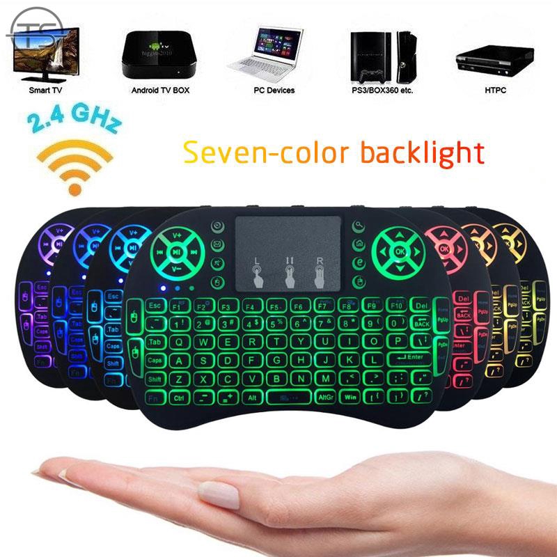 Bàn phím cảm ứng song i8 không dây , LED 3 màu | WebRaoVat - webraovat.net.vn