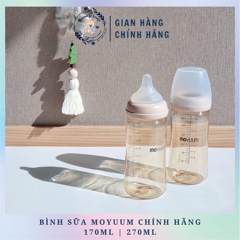 [Sẵn] Bình sữa bản gold 170ml/270ml Moyuum nội địa Hàn [chính hãng]