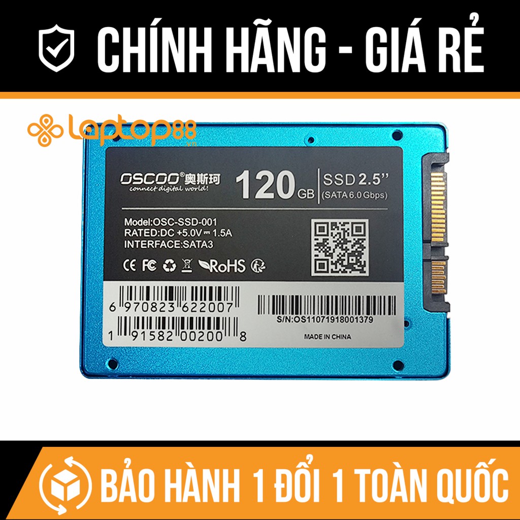 Ổ cứng SSD OSCOO 2.5" Sata 3 - Hàng chính hãng - Bảo hành 36 tháng - 1 đổi 1 | WebRaoVat - webraovat.net.vn