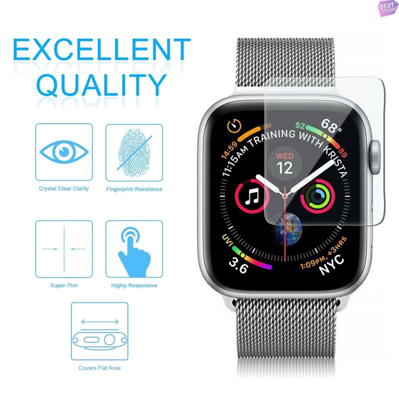 Apple Watch Series 4 / 3 / 2 / 1 Set 2 kính cường lực cho đồng hồ thông minh