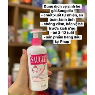 DUNG DỊCH VỆ SINH BÉ GÁI Saugella - PHÁP 200ml