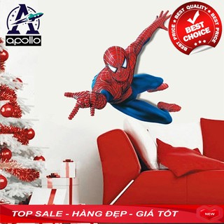 Giấy, decal dán tường Spider man 3D
