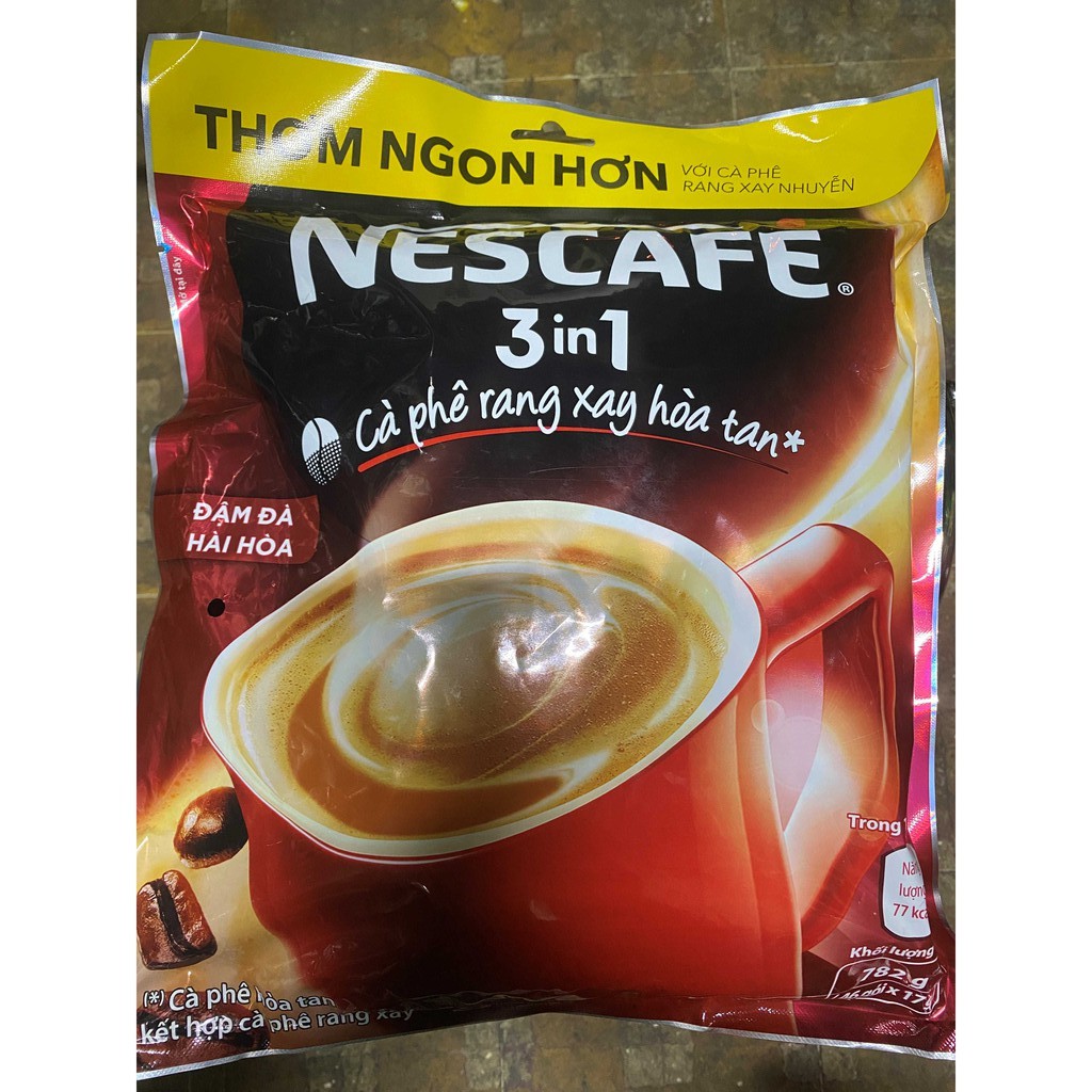 NESCAFE 3IN1 RANG XAY HÒA TAN 782G( 46 gói x17g) | BigBuy360 - bigbuy360.vn