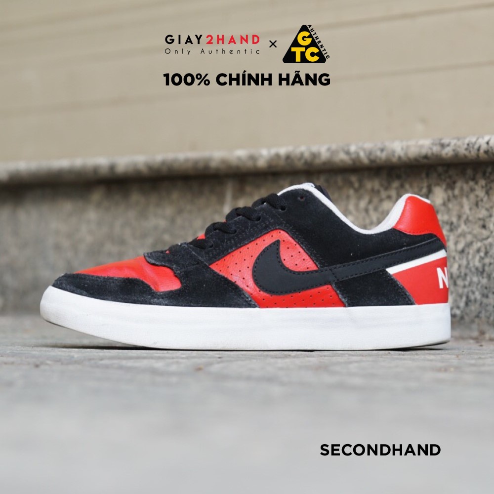 [2hand] Giày Thể Thao NIKE SB DELTA FORCE VULC BRED 942237-006 GIÀY CŨ CHÍNH HÃNG