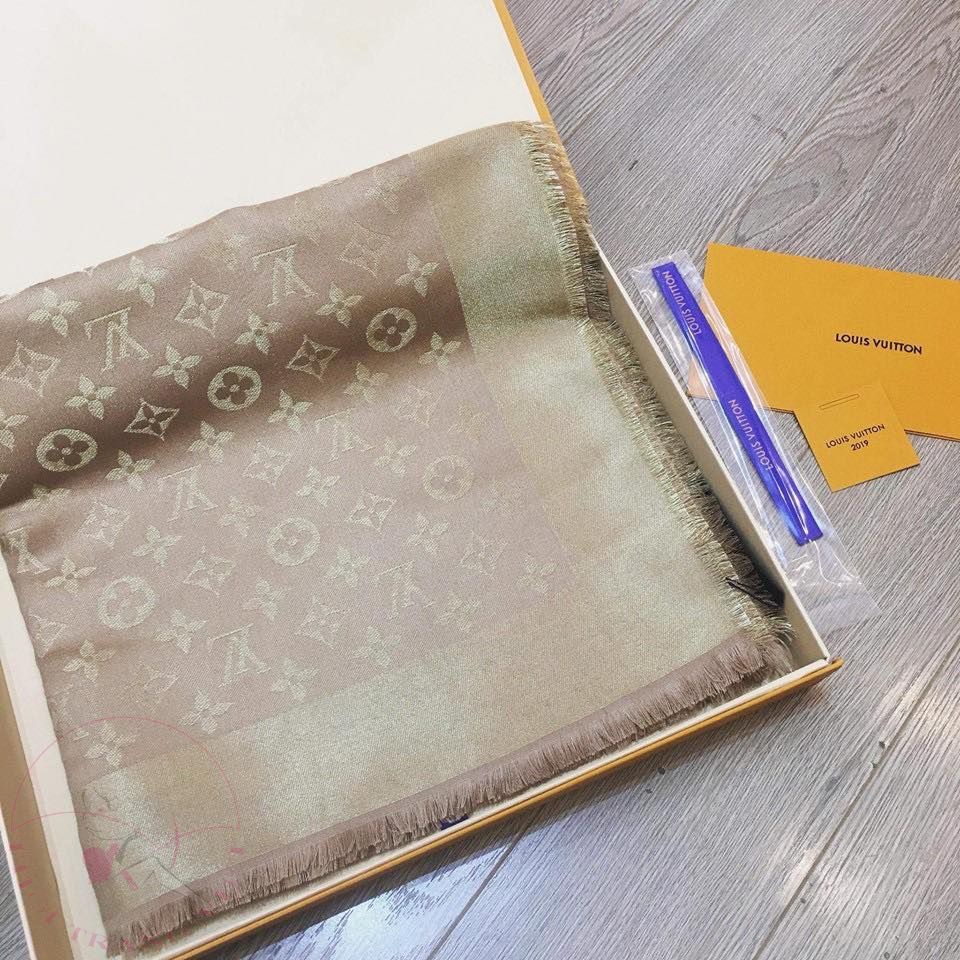Khăn Choàng Đũi Lv Vuông 1.4m Mướt Mịn Và Sang Trọng Mẫu 7