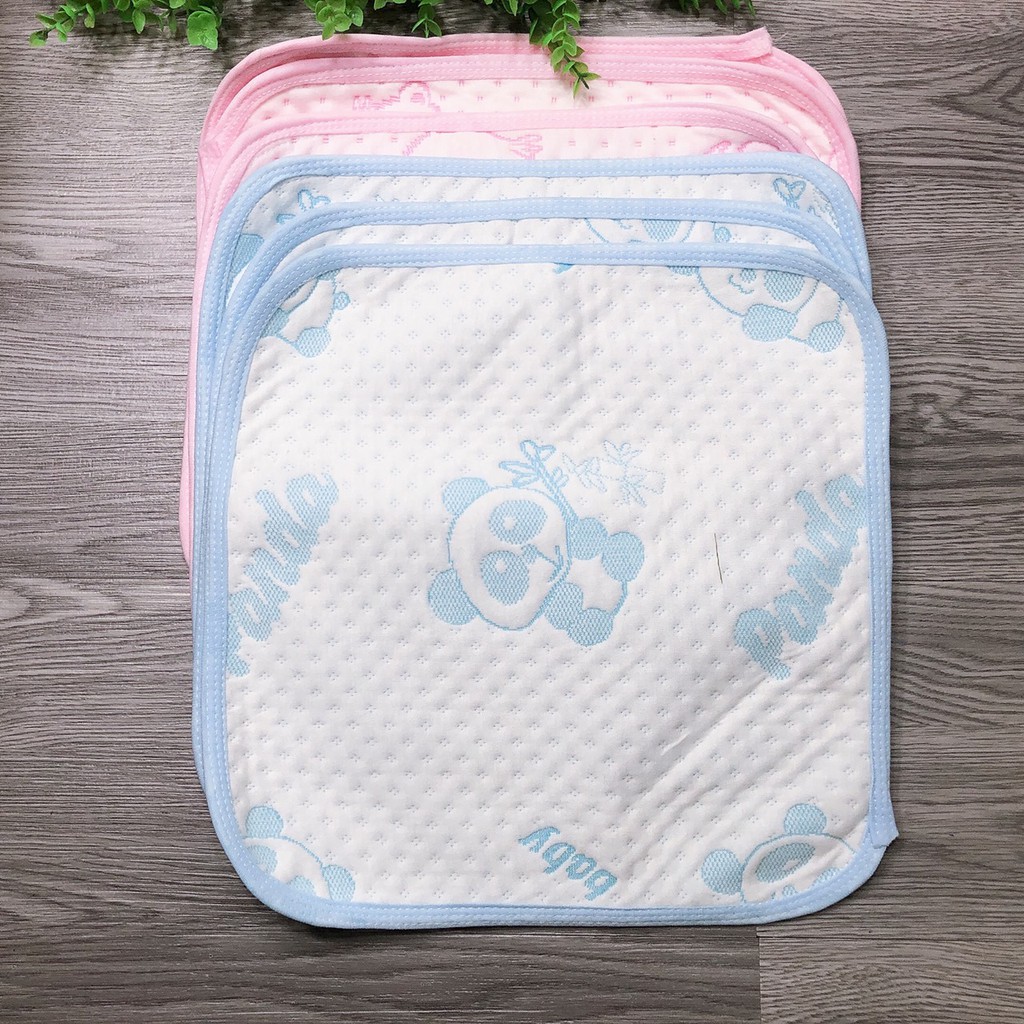 Tấm lót chống thấm 100% tự nhiên siêu thấm hút và êm ái cho em bé Size 30*30cm