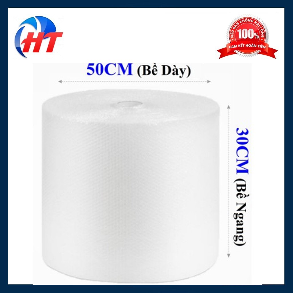 [Giá Sỉ] Cuộn Bóng Khí - Màng xốp hơi - Xốp nổ - Gói hàng - Bọc hàng - Kích Thước 50 x 30CM