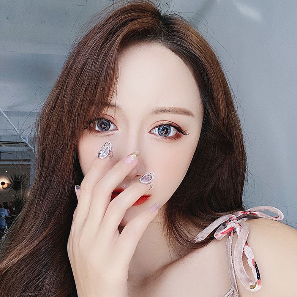 Nhẫn Đeo Tay Kim Loại Đính Đá Thời Trang Cho Nữ