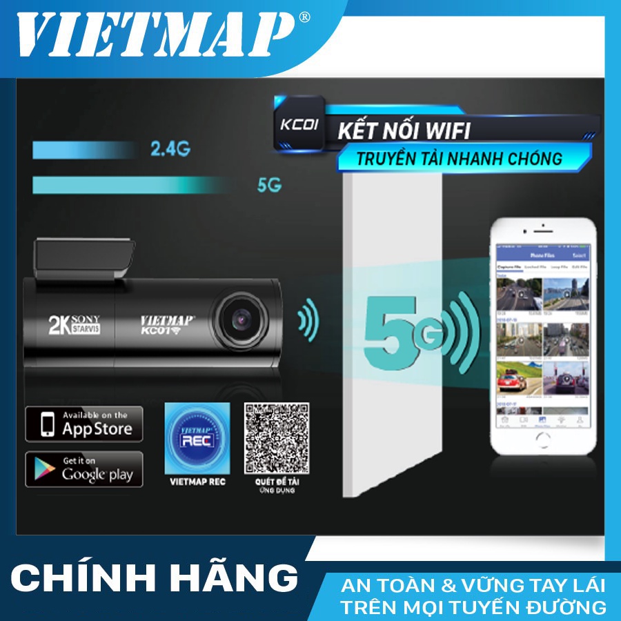Camera hành trình vietmap KC01 PRO 2022