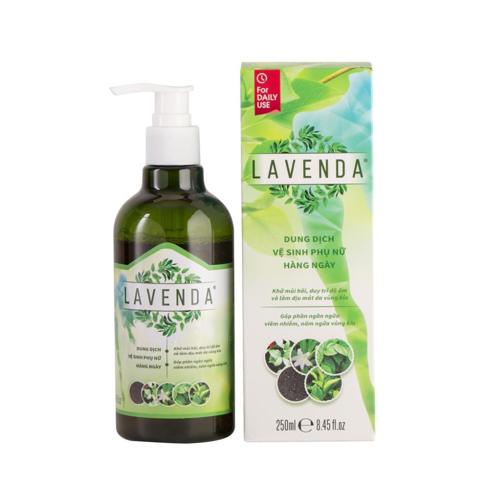 Dung dịch vệ sinh thảo dược LAVENDA giúp đánh bay khí hư, huyết trắng, nấm ngứa, khử mùi hôi 275ml