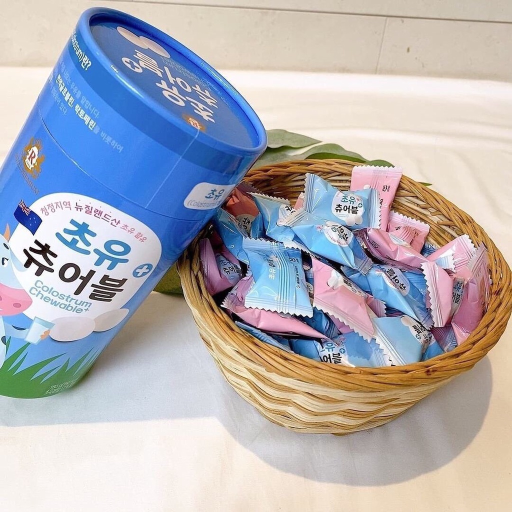 Kẹo Sữa Non Vi Sinh Colostrum Chewable (Hàn Quốc) [DATE T9/1023]