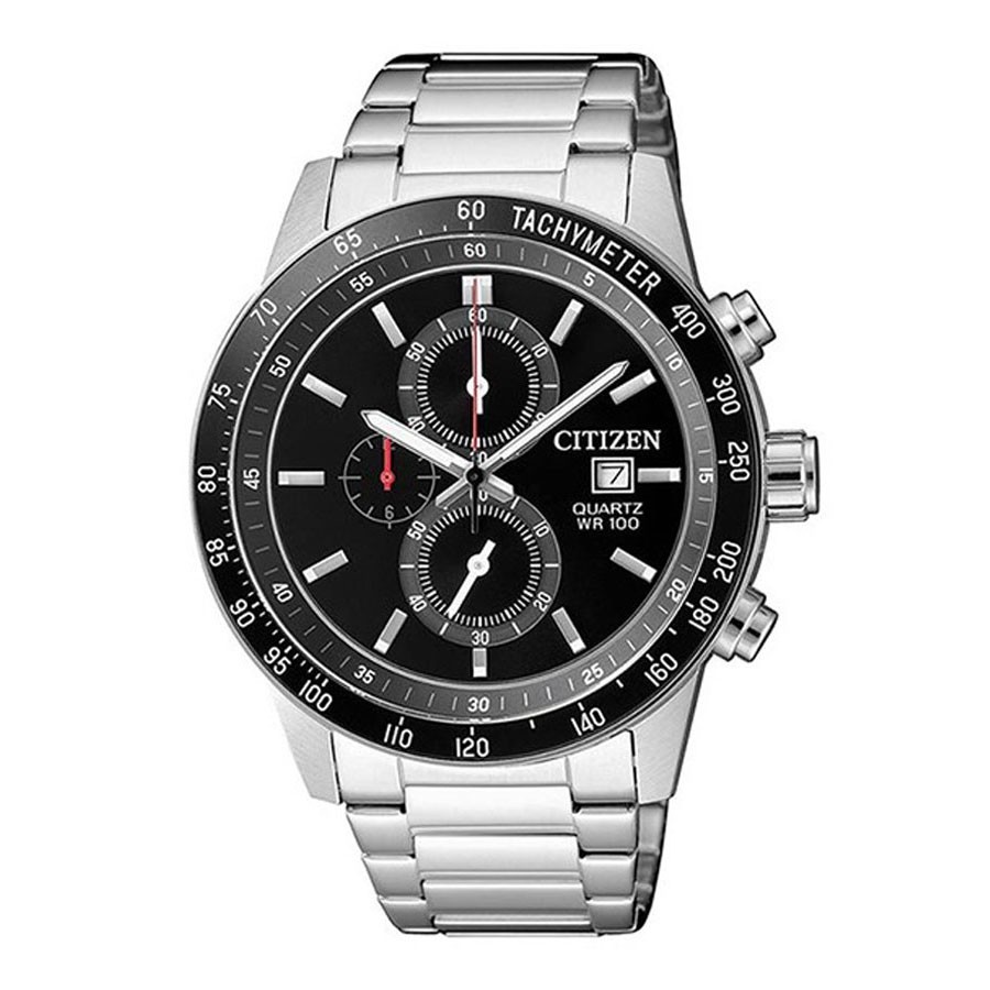 Đồng Hồ Nam Citizen Dây Thép Không Gỉ AN3600-59E - Mặt Đen