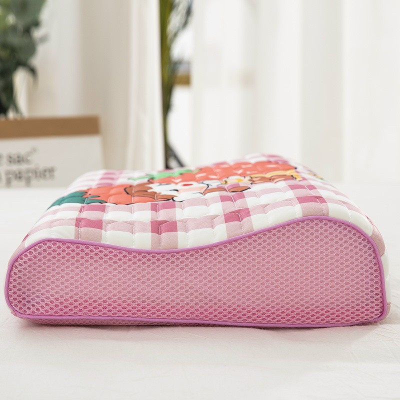 Gối cao su non kèm vỏ gối LATEX 5D cho bé mẫu mới size 30*50cm
