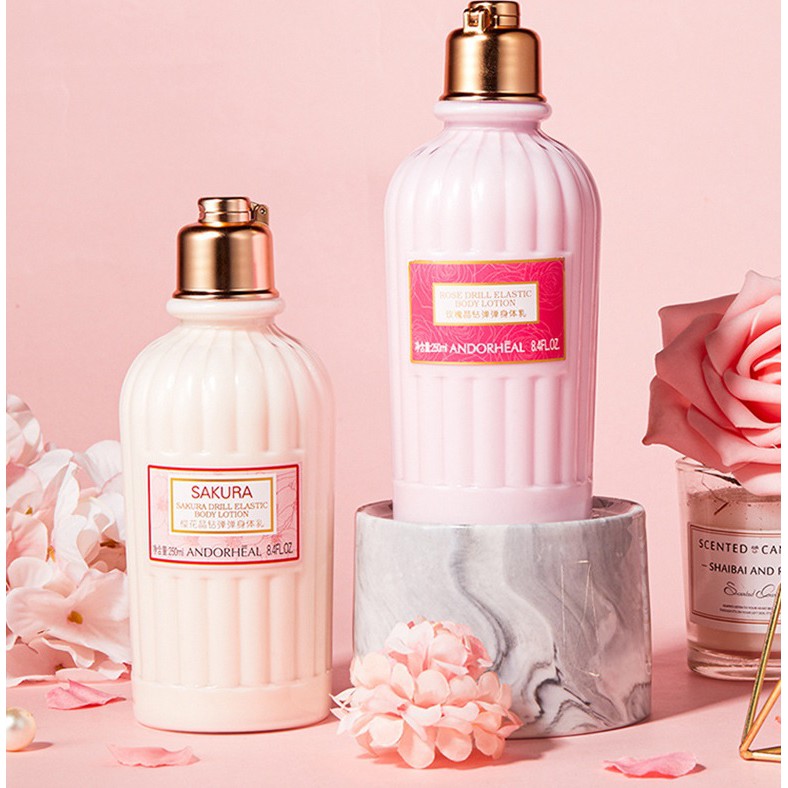 (Phiên bản mới)Sữa DƯỠNG THỂ PHÁT SÁNG LẤP LÁNH ANDORHEAL 250ML | BigBuy360 - bigbuy360.vn