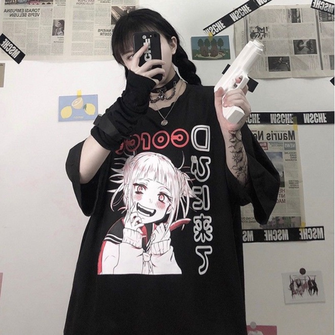 Áo thun tay lỡ unisex TOGA NỮ SÁT THỦ HỌC ĐƯỜNG Make It Rain VN, Áo phông sadboiz cho nam nữ thiết kế trẻ trung | BigBuy360 - bigbuy360.vn