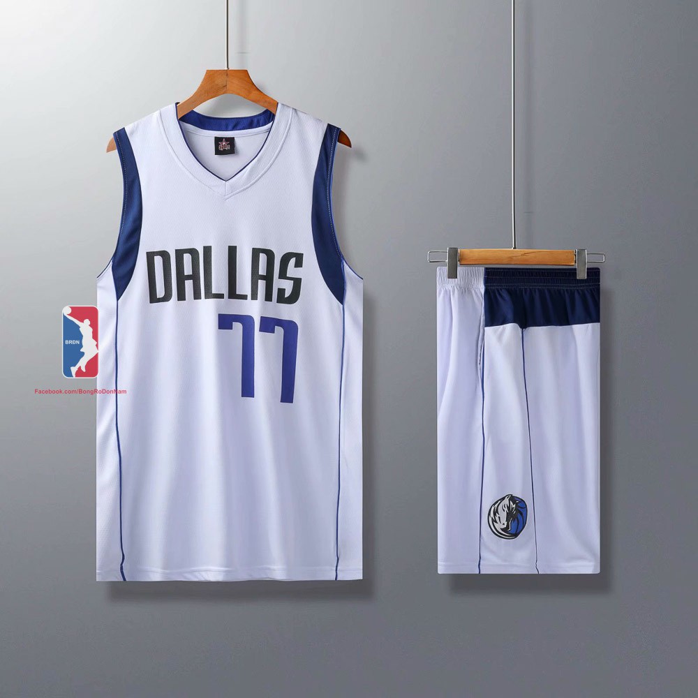 Bộ Quần Áo Bóng Rổ Dallas Mavericks - Luka Doncic - Mẫu 2020