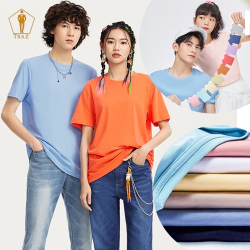 Áo Thun Nam Nữ Phom Rộng Unisex(Free size) Cổ Tròn Vải Cotton Co Giãn Dày Dặn Phông Trơn Basic Nhiều Màu Tay Ngắn