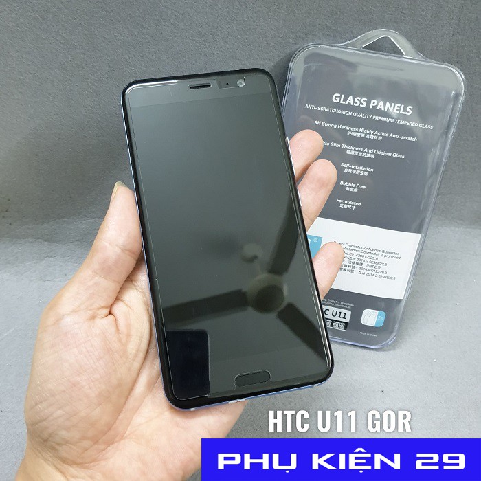 [HTC U11] Kính cường lực cao cấp chống bám vân tay GOR