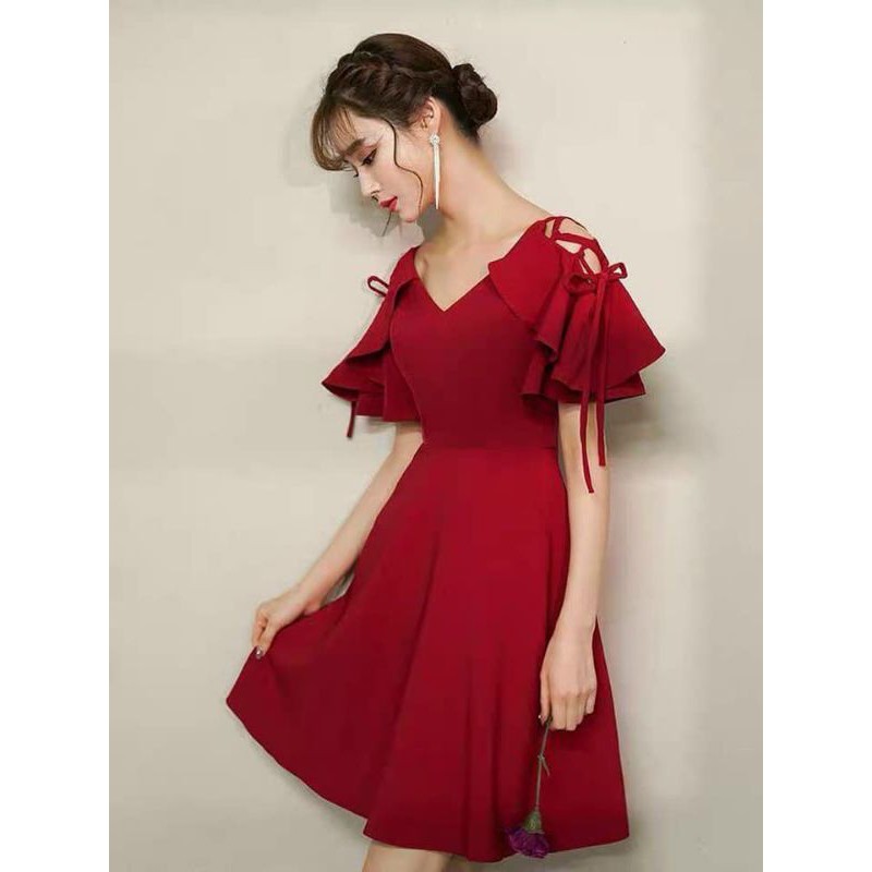 Đầm dự tiệc tay phối đan dây size 65_90 kì | BigBuy360 - bigbuy360.vn