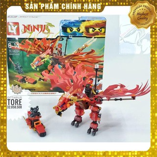 [Hot] LEGO NinjaGo Lắp Ráp Robot Rồng Lửa LY-68015A ( 260 Mảnh ) [ Có Sẵn ]