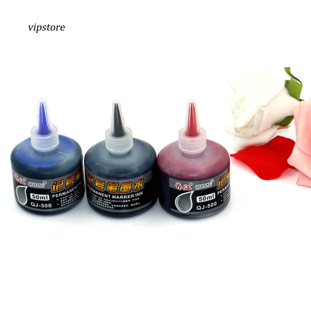 【VIP】50ml Permanent Instantly Dry Graffiti Black Blue Red Refill Ink for Marker Pens