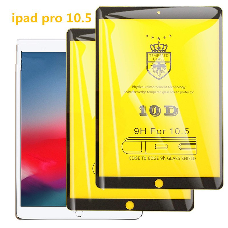 Kính cường lực 10D xịn cho iPad Air 3 2019/ Pro 10.5 inch Full keo màn hình