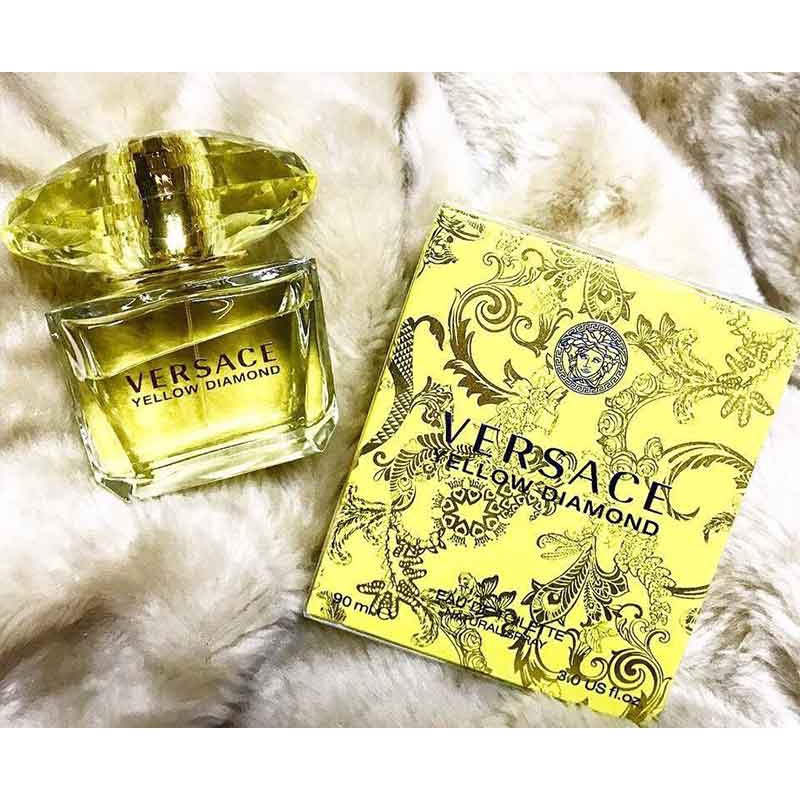 Nước hoa, dầu thơm nữ VERSACE YELLOW DIAMOND 90ml lưu hương 12h chính hãng
