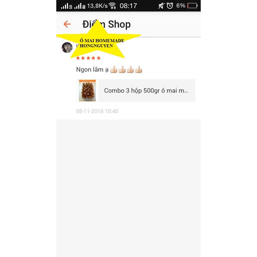 (Freeship 50k)Ô MAI MẬN CƠM CHUA CAY 500g/ hộp (Hsd 6 tháng ) | BigBuy360 - bigbuy360.vn