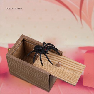 Hộp gỗ đồ chơi hình nhện độc đáo