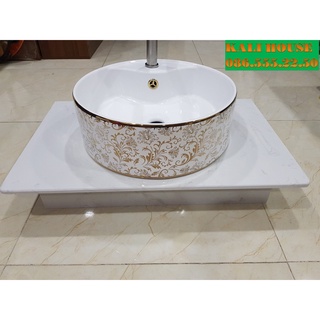 BÀN ĐÁ LAVABO TREO TƯỜNG CAO CẤP