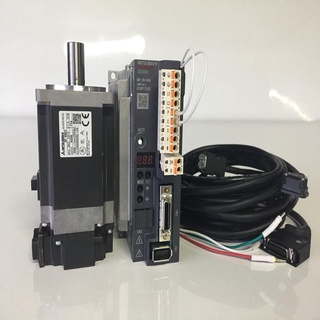 Mr-jn-40a full bộ điều khiển servo + motor 400w loại phát xung mitsubishi