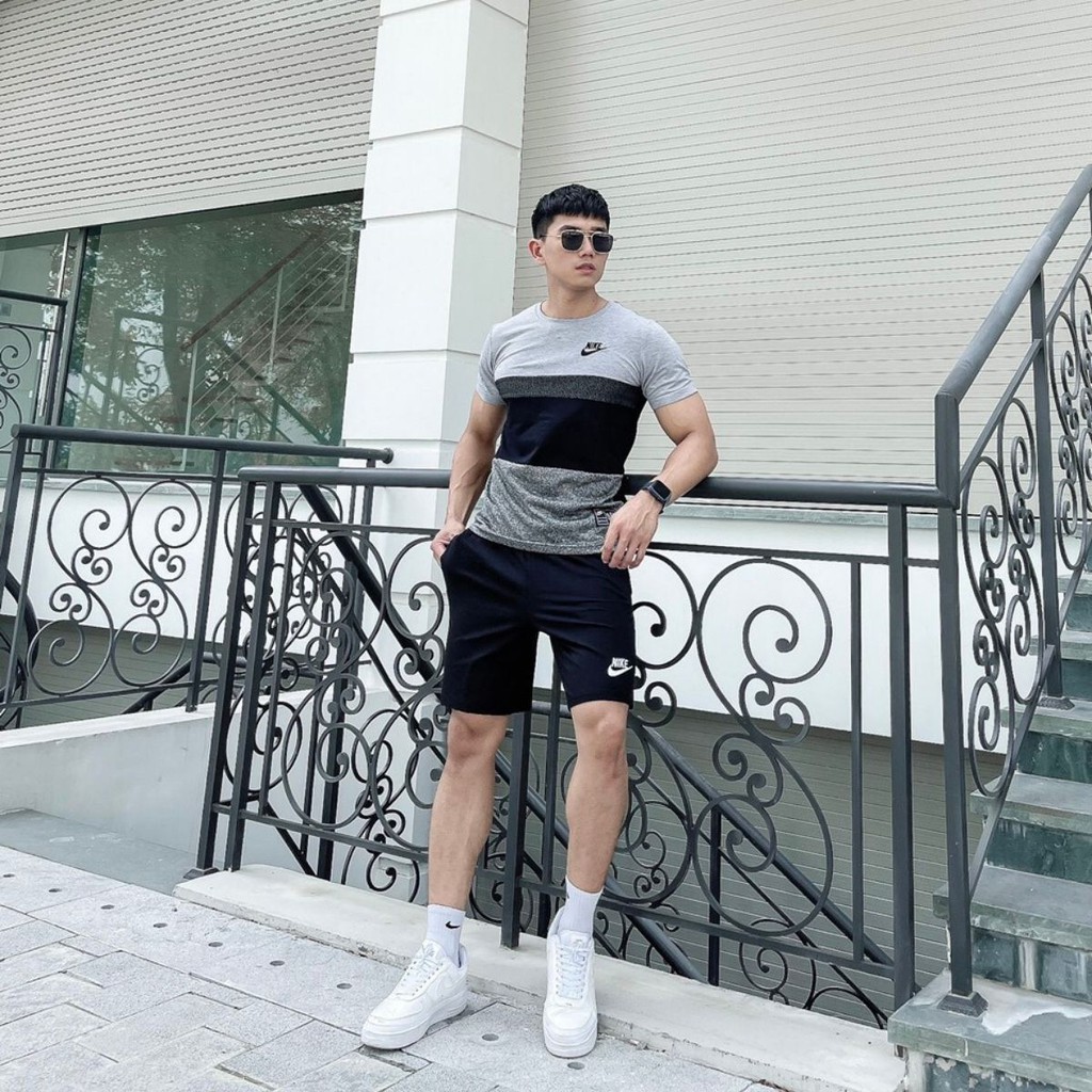 ⭐️SIÊU PHẨM⭐️Đồ Bộ Nam mùa hè chất mát - Bộ thể thao nam cổ tròn ngắn tay, co giãn thoáng mát MENSON L78 | BigBuy360 - bigbuy360.vn