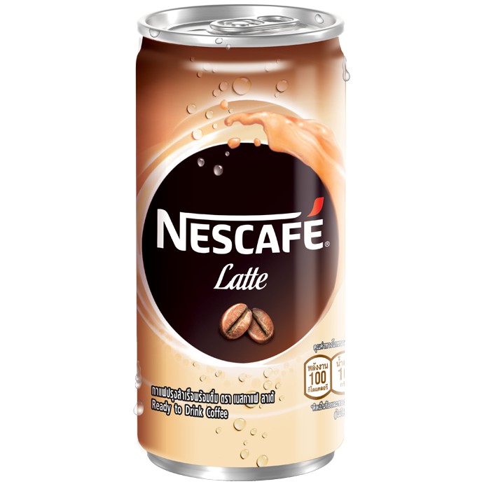 Combo 6 lon cafe sữa Nescafe Latte 180ml