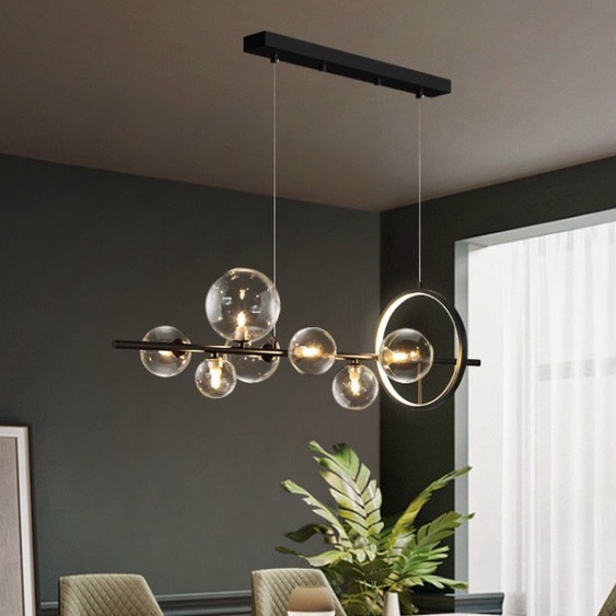 Đèn thả TANAS 7 bóng hiện đại trang trí nội thất cao cấp, sang trọng .