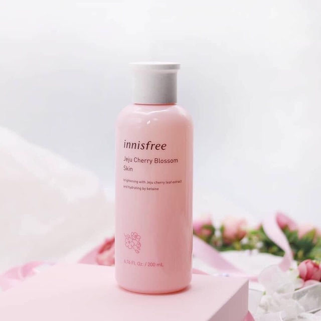 NƯỚC HOA HỒNG INNISFREE HOA ANH ĐÀO INNISFREE TONER JEJU CHERRY BLOSSOM SKIN 200ml