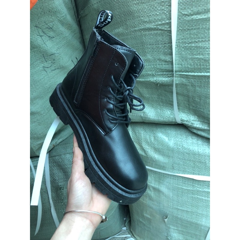 [Mã FASHIONGREEN15 giảm 10% tối đa 30k đơn từ 99k] BOOT NỮ DA SẦN CỔ LỠ KHOÁ CẠNH 2 MÀU _Super XC45 | BigBuy360 - bigbuy360.vn