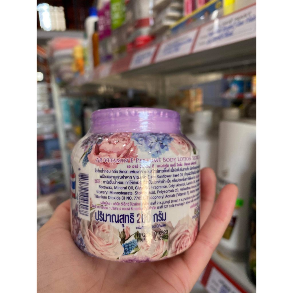 Kem Aron Vitamin E Secret Fantasy Perfume Body Lotion Thái Lan Hàng chính Hãng