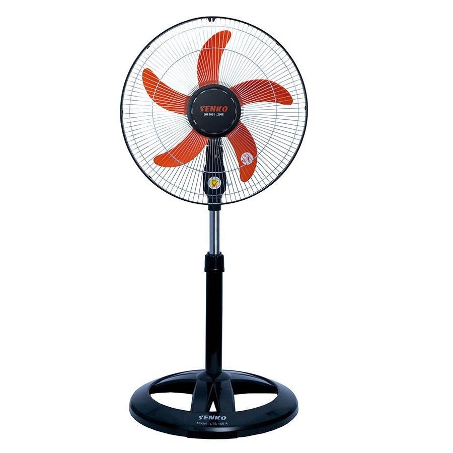 Quạt lỡ Senko LTS106A đen cam