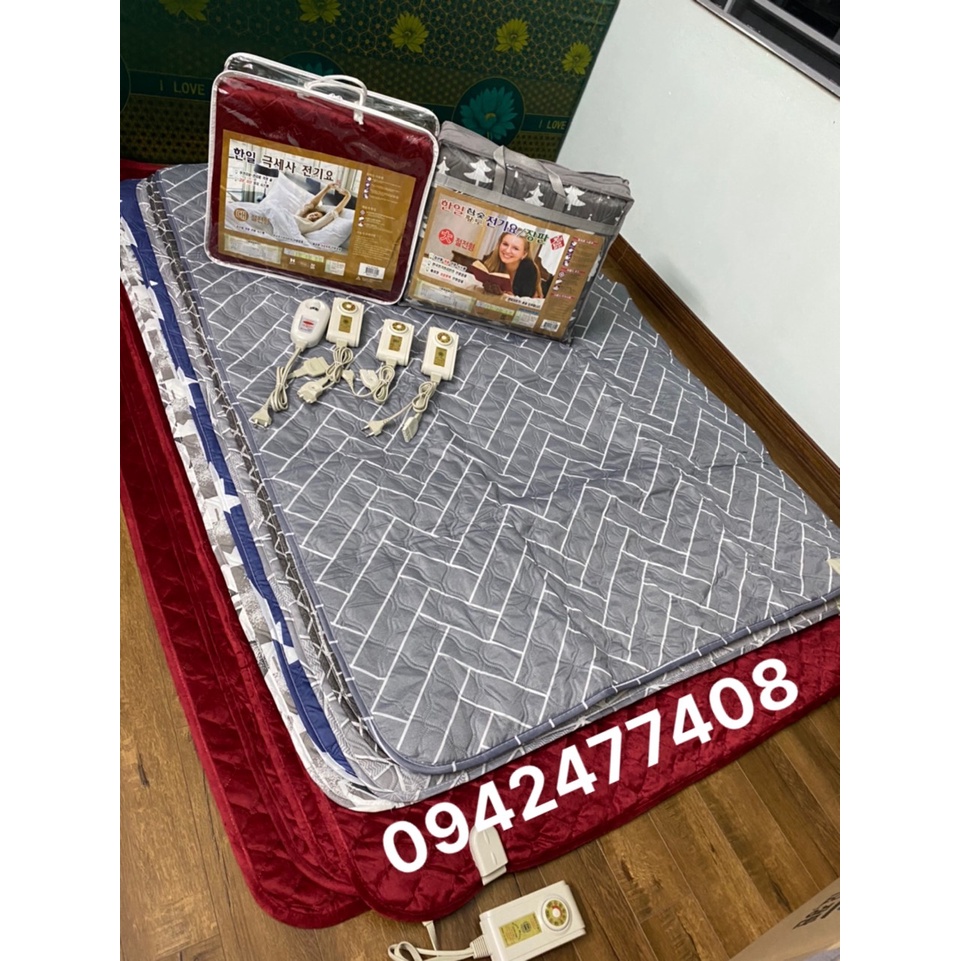Thảm điện nhung cotton Hàn Quốc