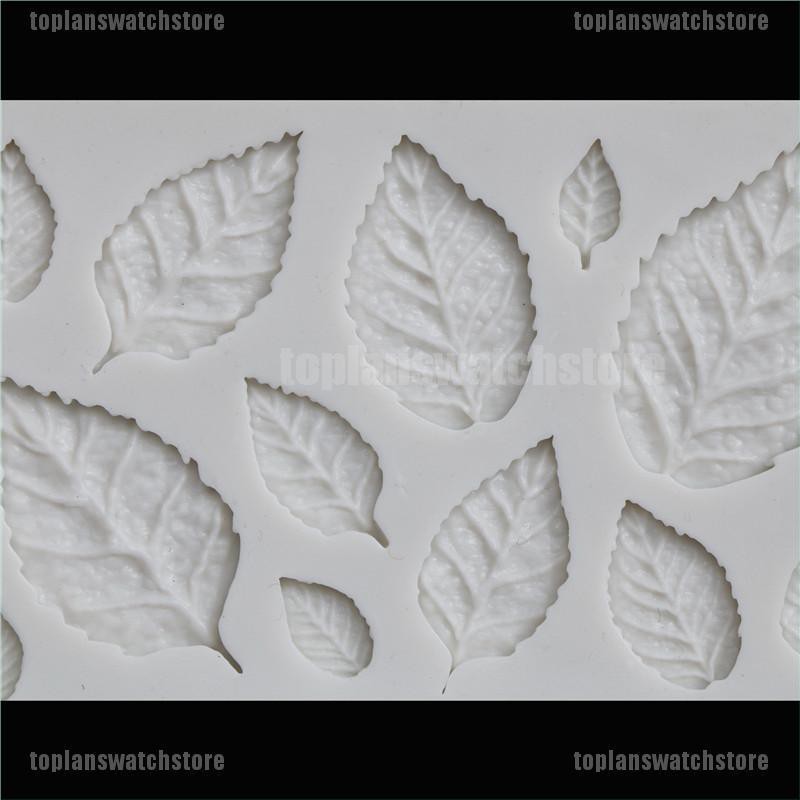 Khuôn Silicone Tạo Hình Chiếc Lá Trang Trí Bánh