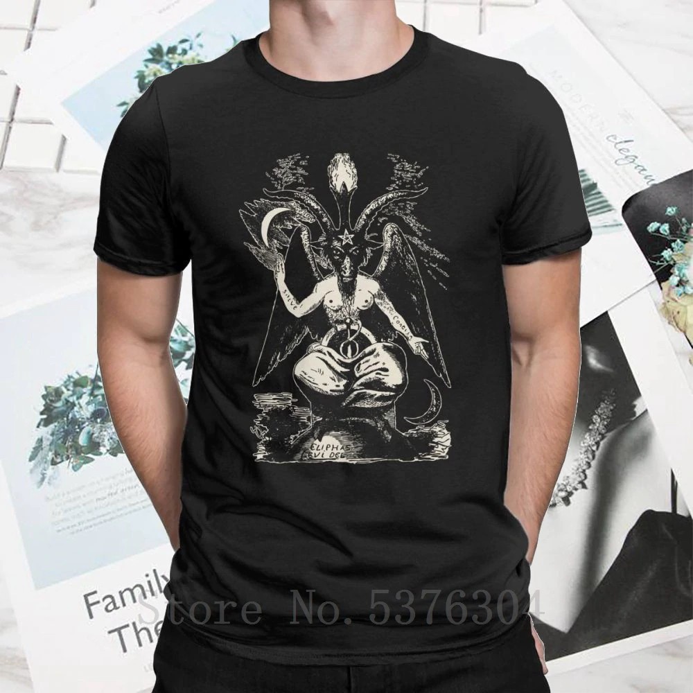 GILDAN Áo Thun Cotton Thể Thao In Hình Baphomet Dễ Thương Phong Cách Cổ Điển Dễ Phối Đồ Cho Nam