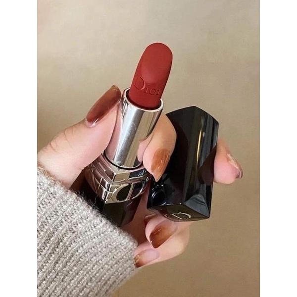Chính hãng- Son DIOR ROUGE 720 Icóne VELVET Hồng Nâu Gỗ - Lamii Beauty