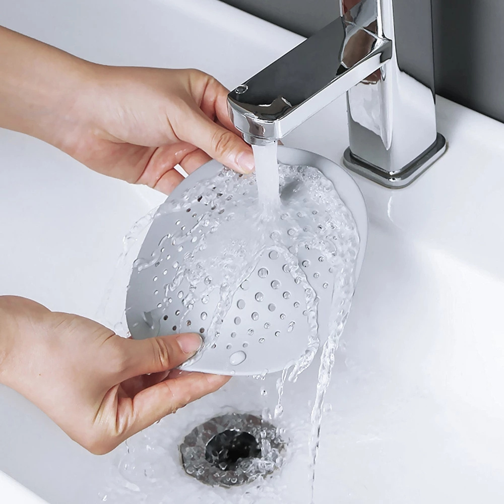Silicone Nắp Đậy Cống Thoát Nước Bằng Silicon Hình Tròn Chống Nghẹt Cống Cho Nhà Bếp / Phòng Tắm