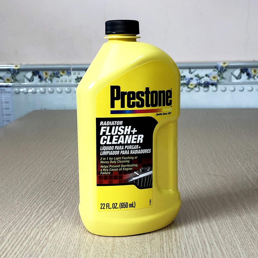 Dung Dịch Súc Rửa Két Nước Prestone Radiator Flush Cleaner 650ml