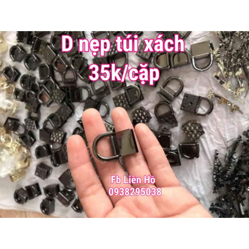 Khoen D nẹp túi xách