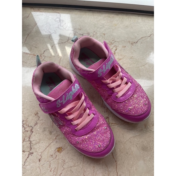 🇺🇸Giày thể thao  hiệu Sketchers  có đèn cho bé gái size 36 🇺🇸