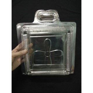  COMBO 100 HỘP NHỰA ĐỰNG BÁNH MỨT LẠP XƯỞNG 1 KÝ CÓ QUAI XÁCH 20 X 20 X 5,5 CM 