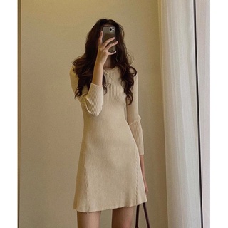 Váy len body tôn dáng dễ mặc